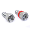 Fit for low pressure hose female jic thread straight connect push on fittings